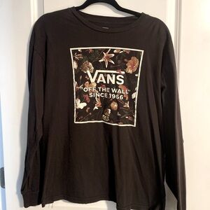 Mens Vans “off the wall” long sleeve tee